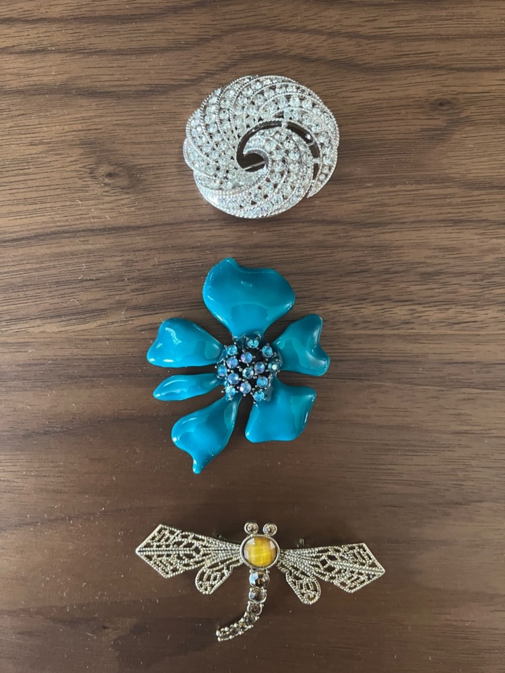 Trio of Brooches